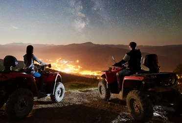 Randonnée nocturne en quad